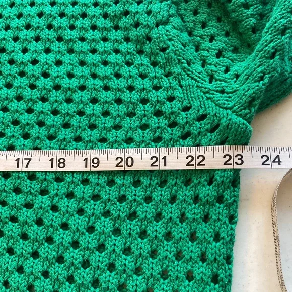 Aerie Vibrant Green Oversized V-Neck Sweater - Picture 7 of 8